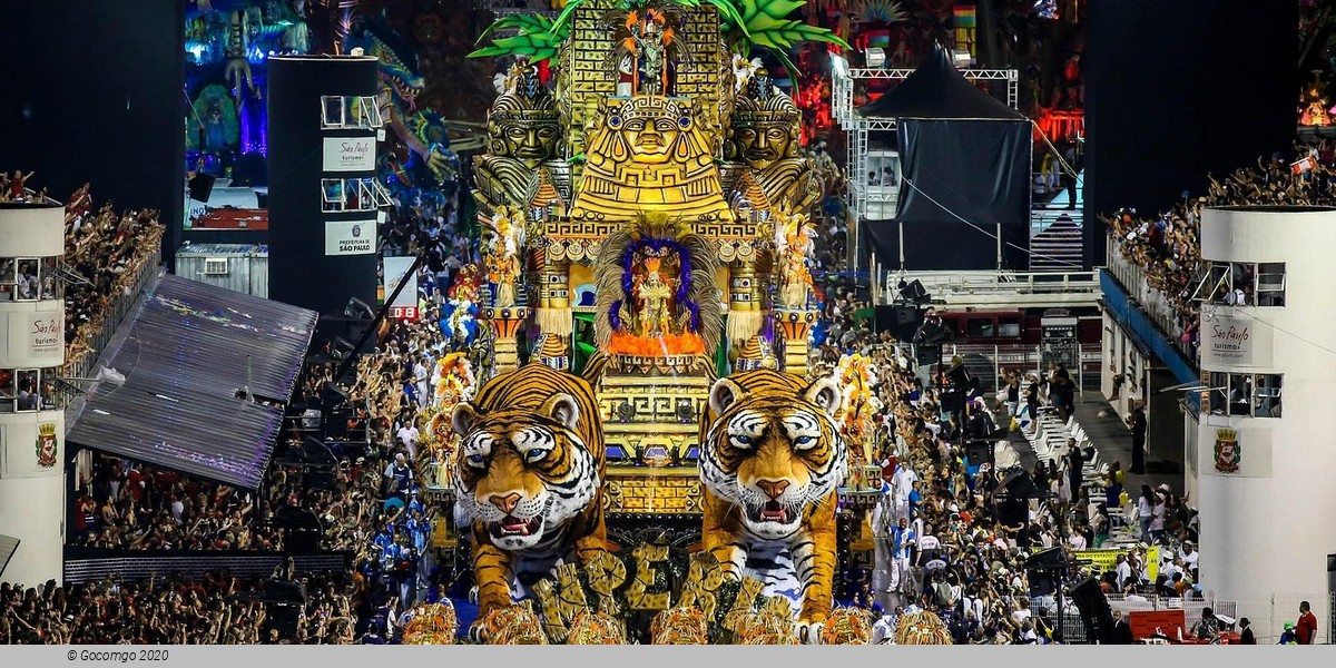 São Paulo Carnival Tickets in High Level Box with included Shuttle, Guide, Food and Drink in a Small Group