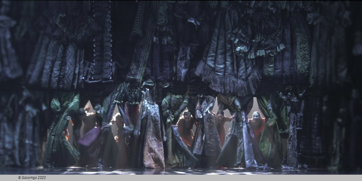 Scene 3 from the modern ballet "Molière Passion, or The Mask of Don Juan"