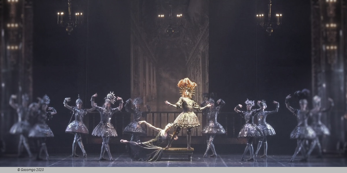 Scene 5 from the modern ballet "Molière Passion, or The Mask of Don Juan"