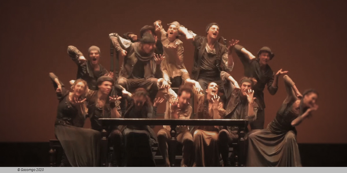 Scene 6 from the modern ballet "Molière Passion, or The Mask of Don Juan"