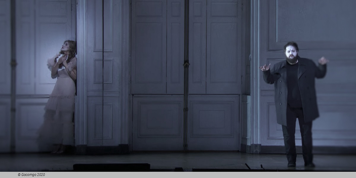 Scene 1 from the opera "Hamlet"