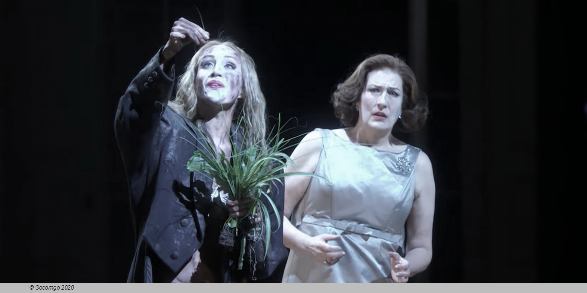 Scene 2 from the opera "Hamlet"