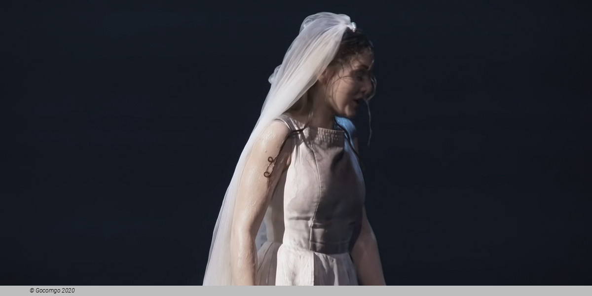 Scene 3 from the opera "Hamlet"