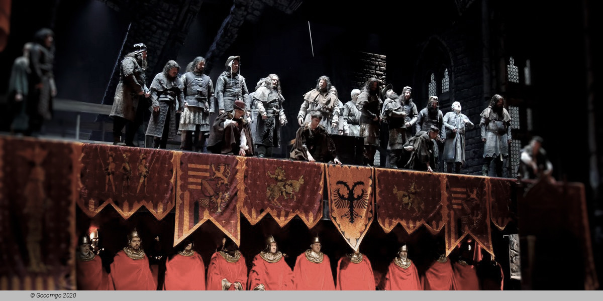 Scene 1 from the opera "Hunyadi László"