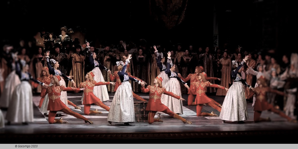 Scene 10 from the opera "Hunyadi László"